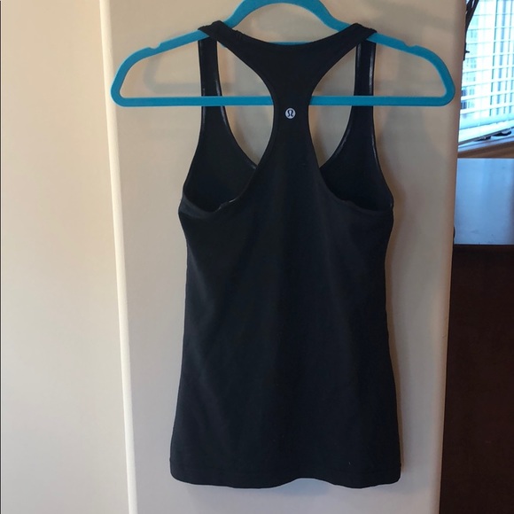 LULU LEMON BLACK RACERBACK 🍋 - Picture 2 of 2